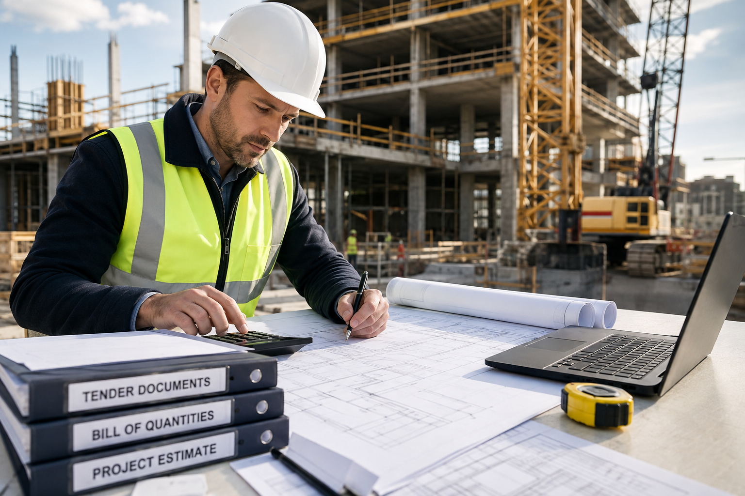 Construction project background